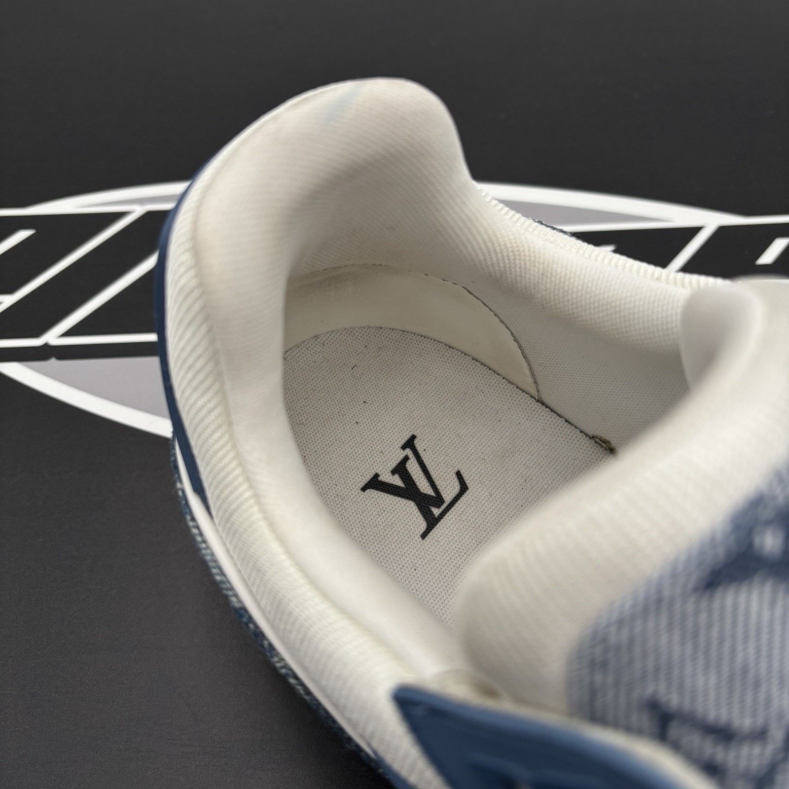 Louis Vuitton 12-12.5 US Louis Vuitton Trainer Denim ' Navy ' | EXCELLENT! Size US 12 / EU 45 - 16 Thumbnail