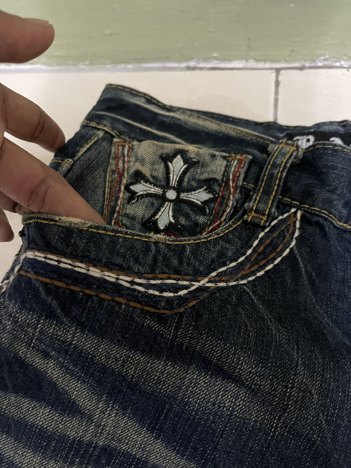 Japanese Brand Be Ambition skull edition Size US 30 / EU 46 - 5 Thumbnail