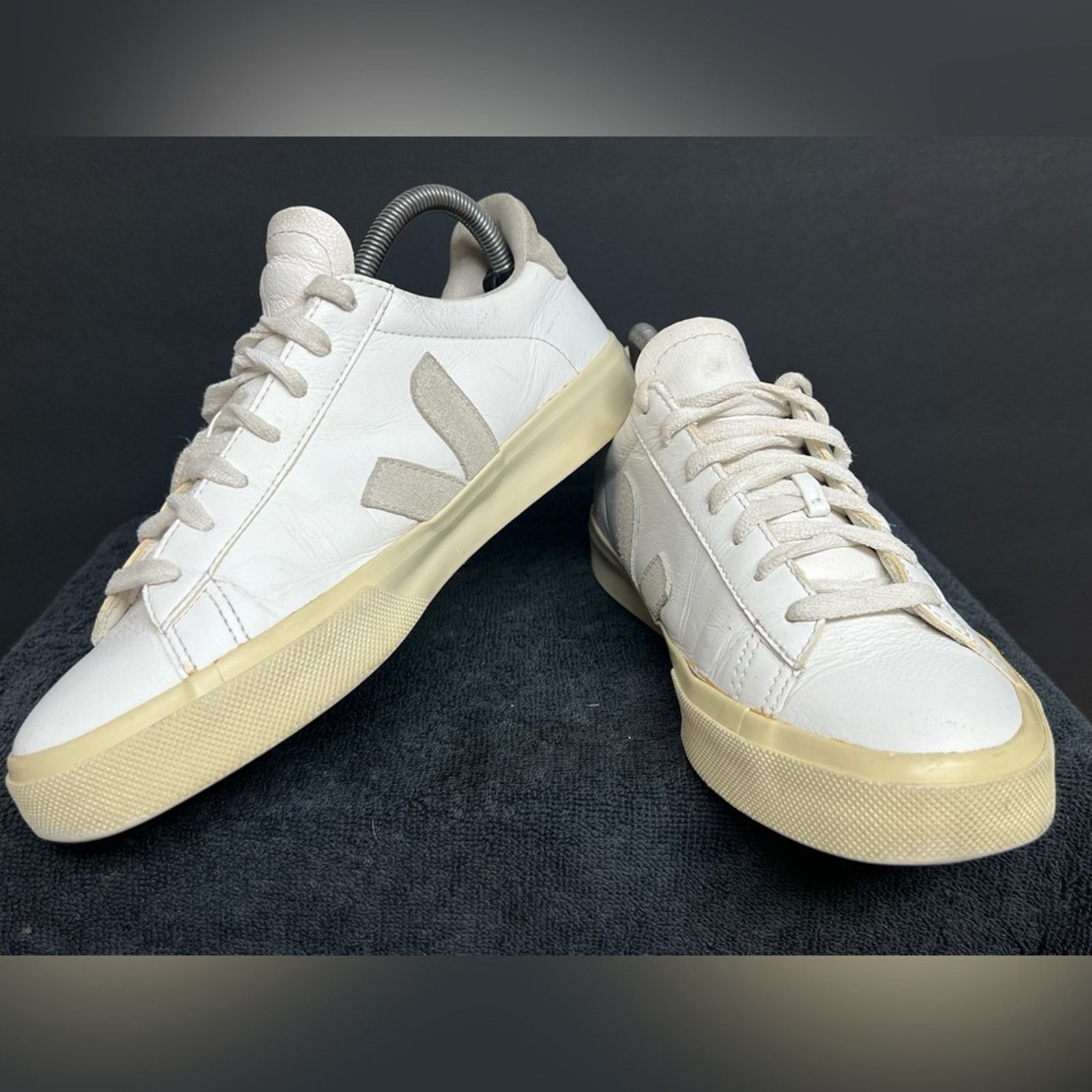 Veja Veja Women’s Campo Sneakers White/Natural Size 9 US Size US 9 / IT 39 - 3 Thumbnail