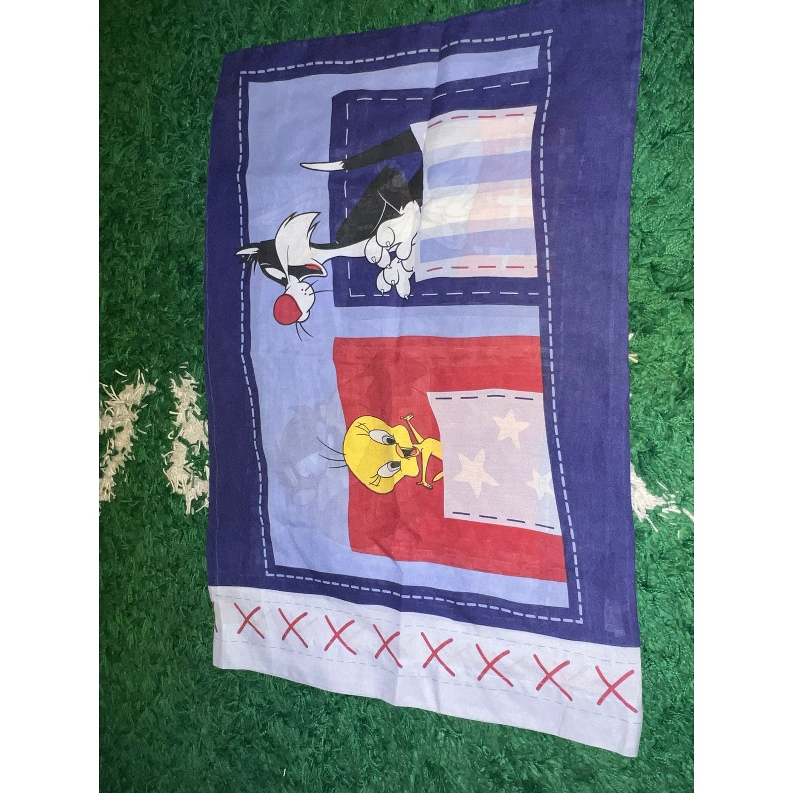 Warner Bros 2000 Looney Tunes Warner Bro's Characters Pillow Case OS Size ONE SIZE - 4 Thumbnail