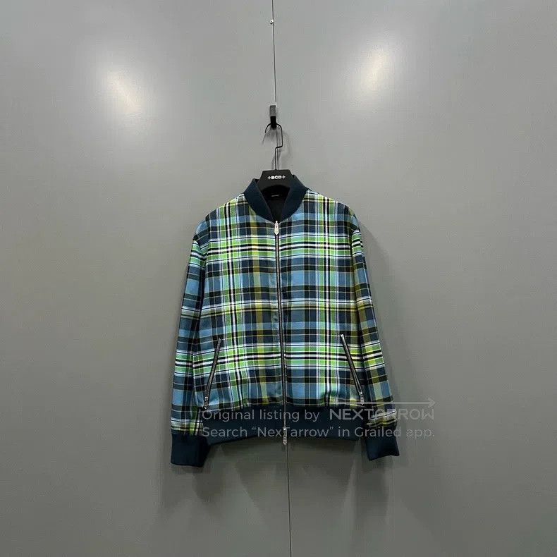 Other Hermes Plaid Printed Double-Faced Jacket Size US L / EU 52-54 / 3 - 1 Thumbnail