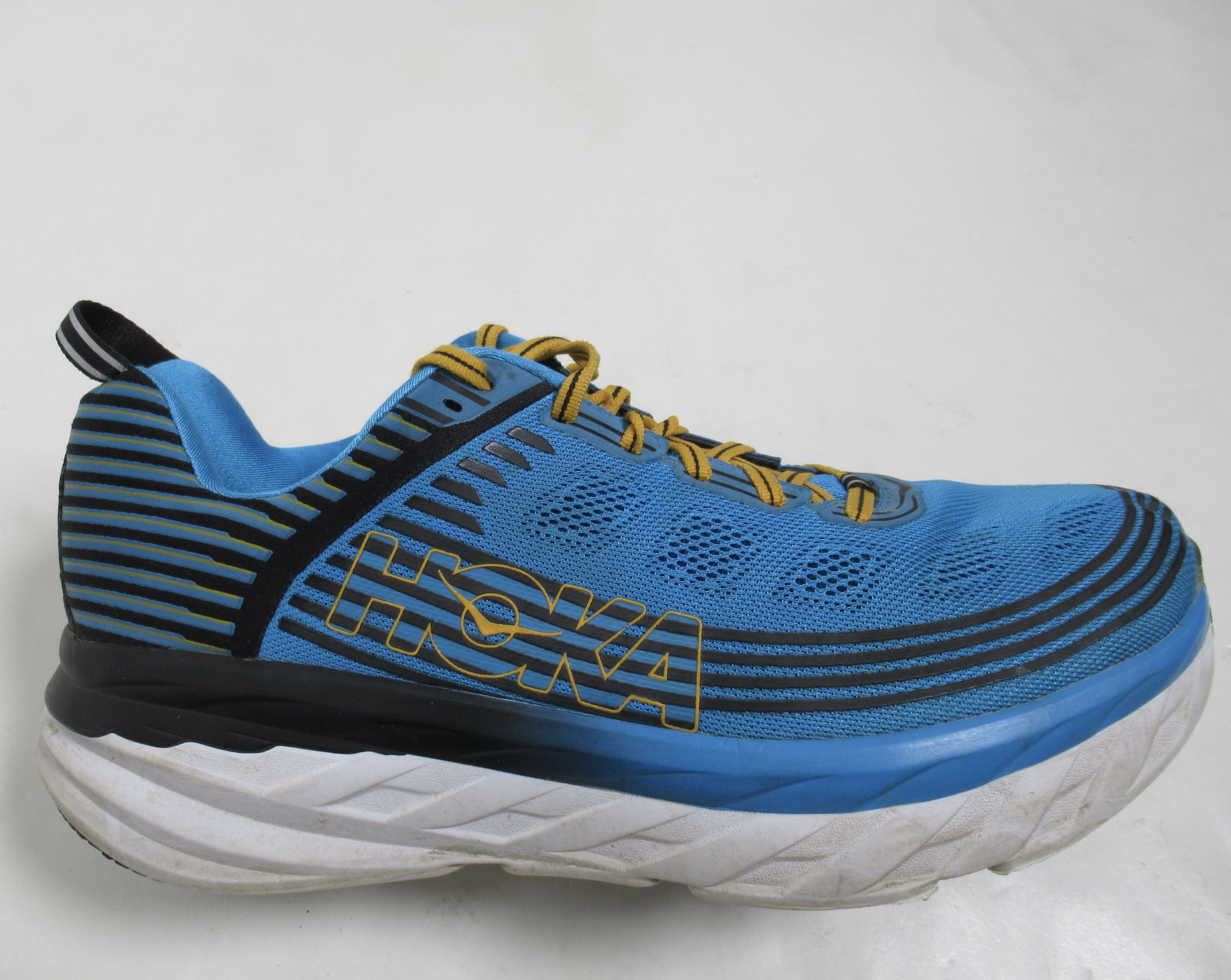 Hoka Hoka Bondi 6 Running Sneakers Dresden Blue Black 1019269 Size US 12.5 / EU 45-46 - 1 Thumbnail