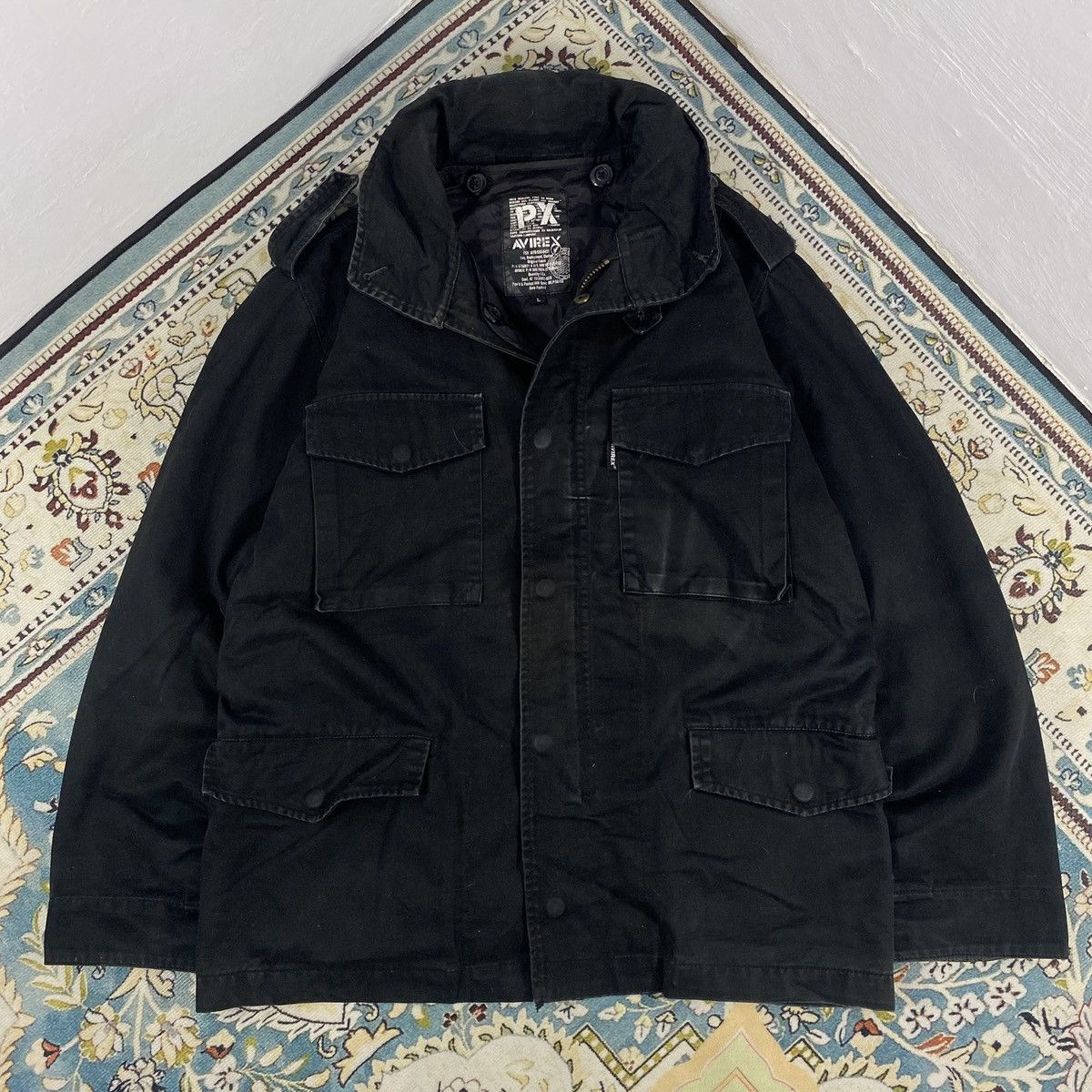 Alpha Industries × Avirex × Buzz Rickson's 1990s-Avirex PX M65 Canvas Double Inner Jacket Size US L / EU 52-54 / 3 - 1 Thumbnail