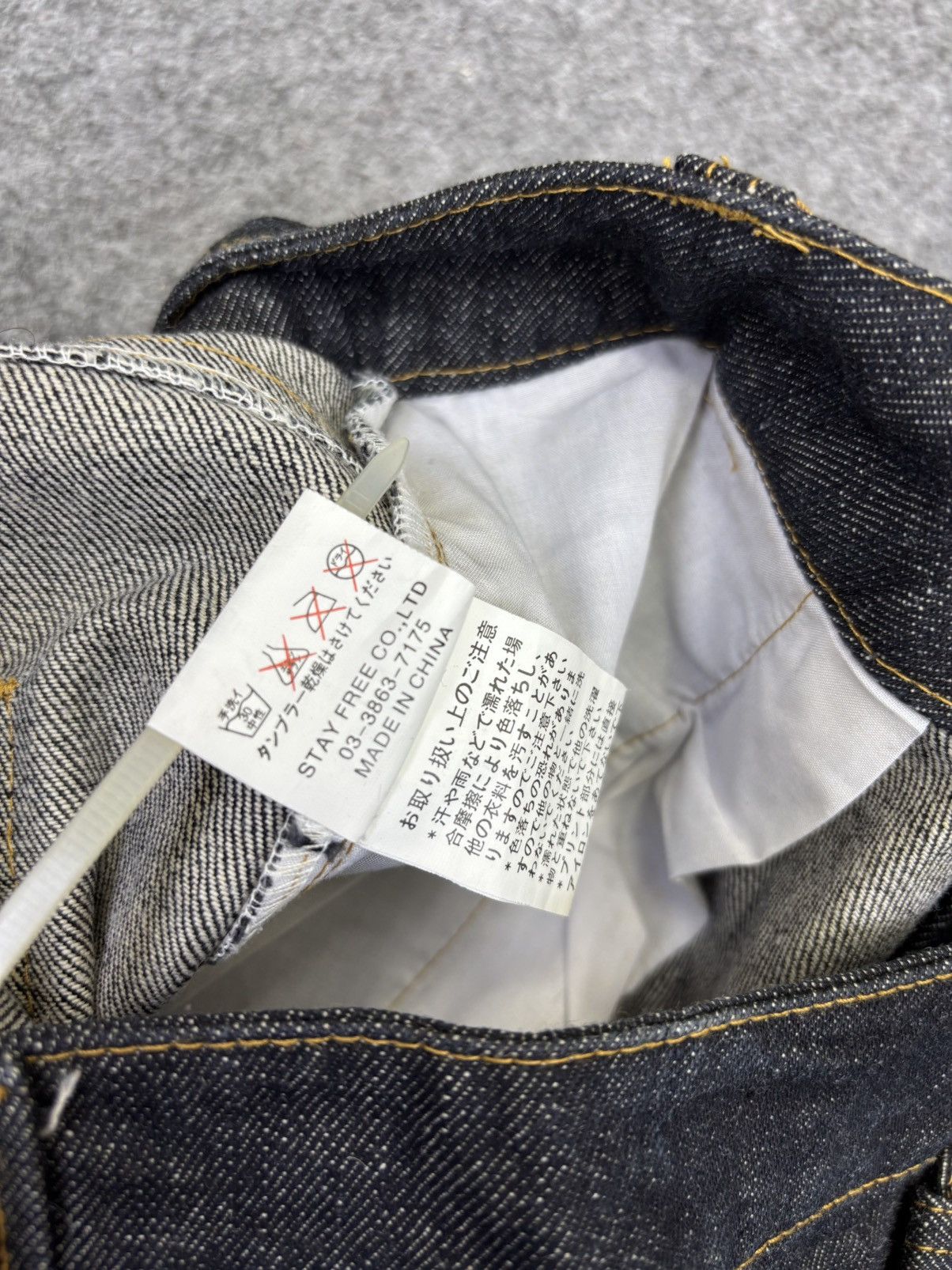 Japanese Brand SEX POT ReVeNGe Japan Punk Spell Out Logo Denim F741 Size US 32 / EU 48 - 17 Thumbnail
