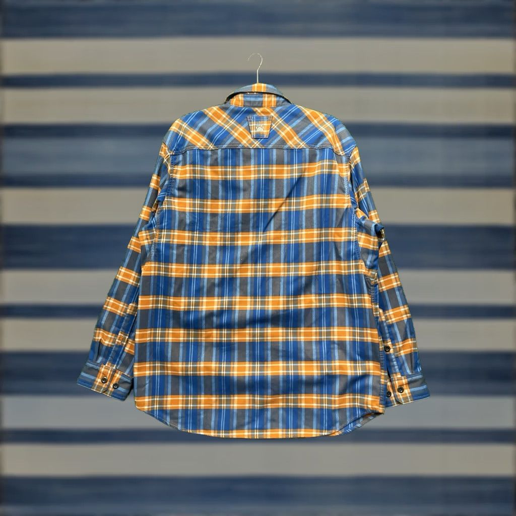 Vintage Alaskan Hardgear Flannel Shirt Mens L Blue Orange Long Sleeve Workwear Hiking Plaid Button-Up Vintage: No Size US L / EU 52-54 / 3 - 1 Thumbnail