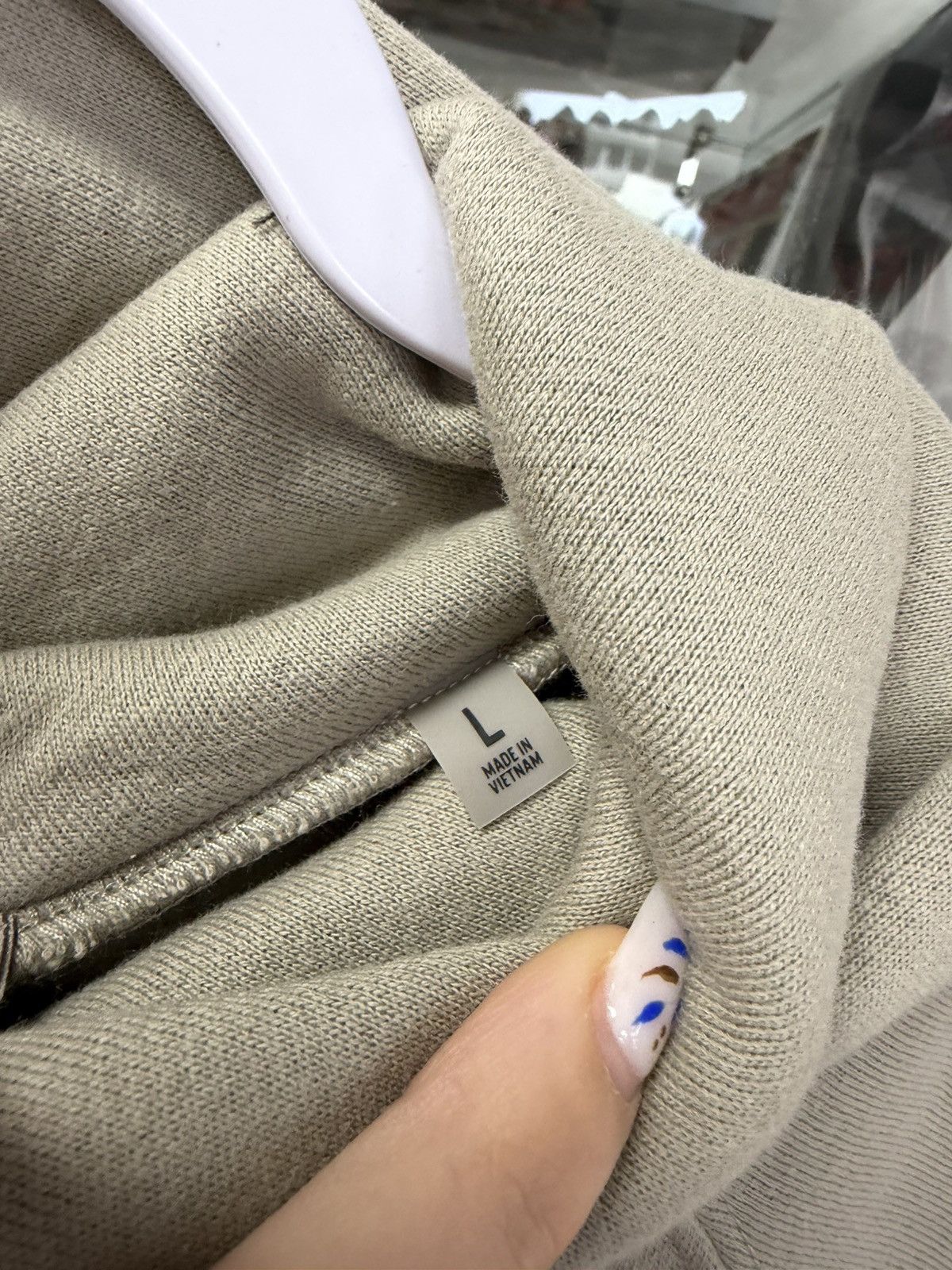 Essentials Essentials Hoodie (Cream/Beige) Size US L / EU 52-54 / 3 - 4 Thumbnail