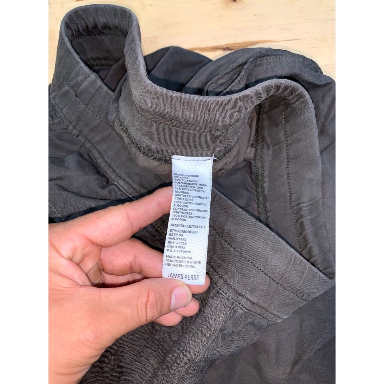 James Perse James Perse Pants Womens 1 Green Cropped Drawstring Casual Flat Front Cotton Pants Womens Green 1 James Perse Cropped Casual Spring Summer Fall Size 25" / US 0 / IT 36 - 3 Thumbnail
