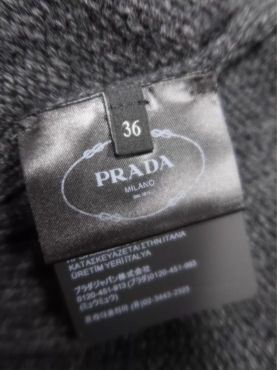 Prada PRADA FW25 Wool-Cashmere Stretch Strap Cami Wmn's 36 Size XS / US 0-2 / IT 36-38 - 5 Thumbnail