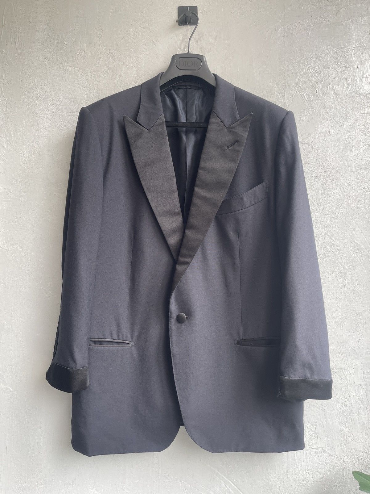 Tom Ford Tom Ford Classic Silk Tuxedo Blazer Size US L / EU 52-54 / 3 - 1 Thumbnail