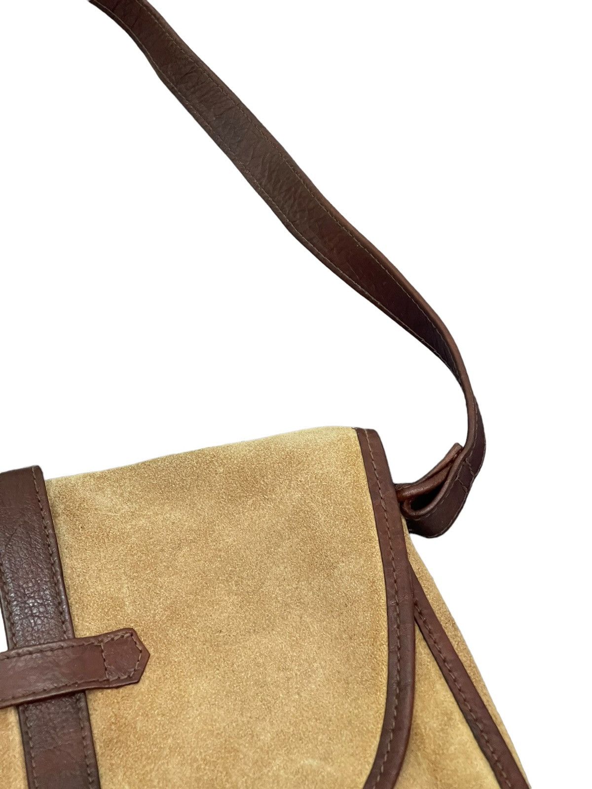 Valentino Full Leather Suede Valentino Italy Cross Body Bag 3🟩 Size ONE SIZE - 10 Thumbnail