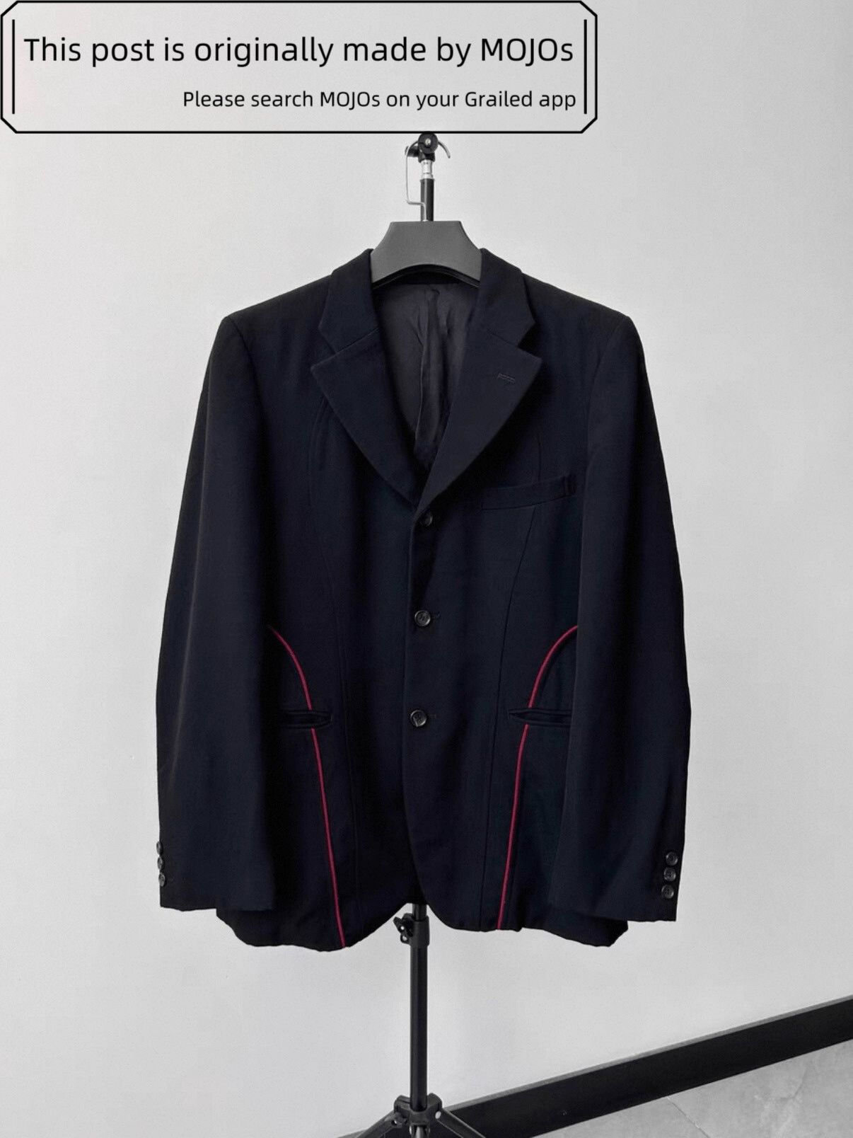 Comme des Garcons Homme Plus Comme Des Garcons Homme Plus Red Line Blazer mojos1458 Size US M / EU 48-50 / 2 - 2 Thumbnail