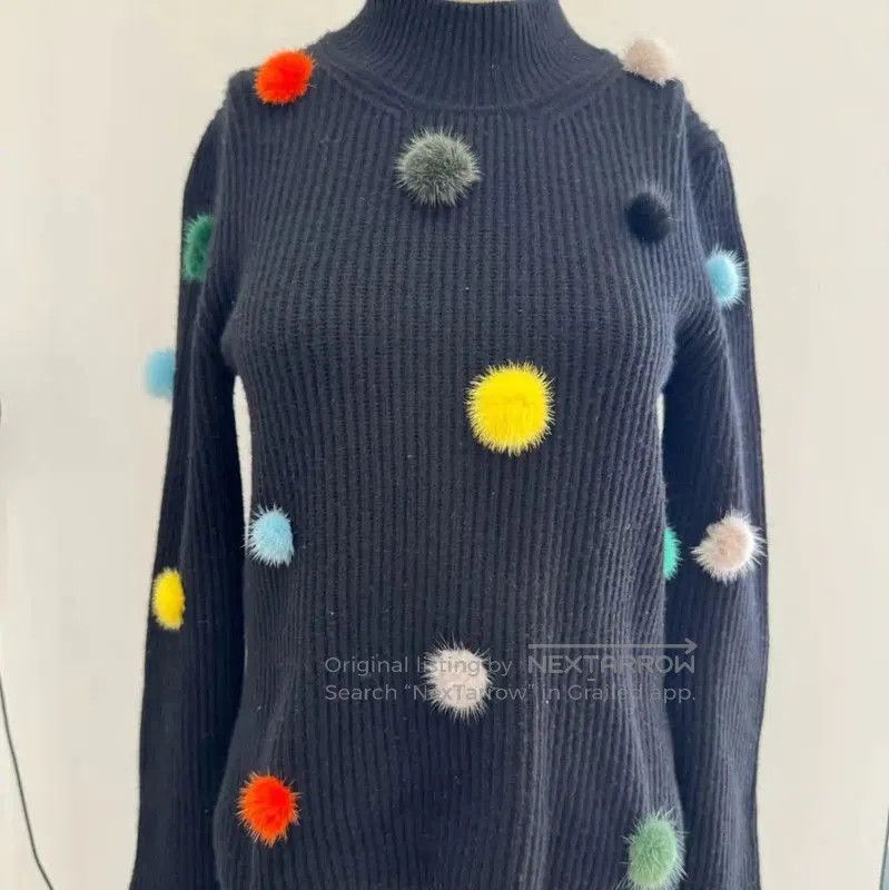 Fendi Fendi Black Cashmere High Neck Sweater . Size S / US 4 / IT 40 - 1 Thumbnail