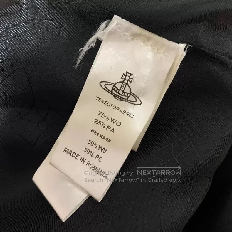 Vivienne Westwood Vivienne Westwood Gray Plaid Double-Breasted Coat Size M / US 6-8 / IT 42-44 - 6 Thumbnail