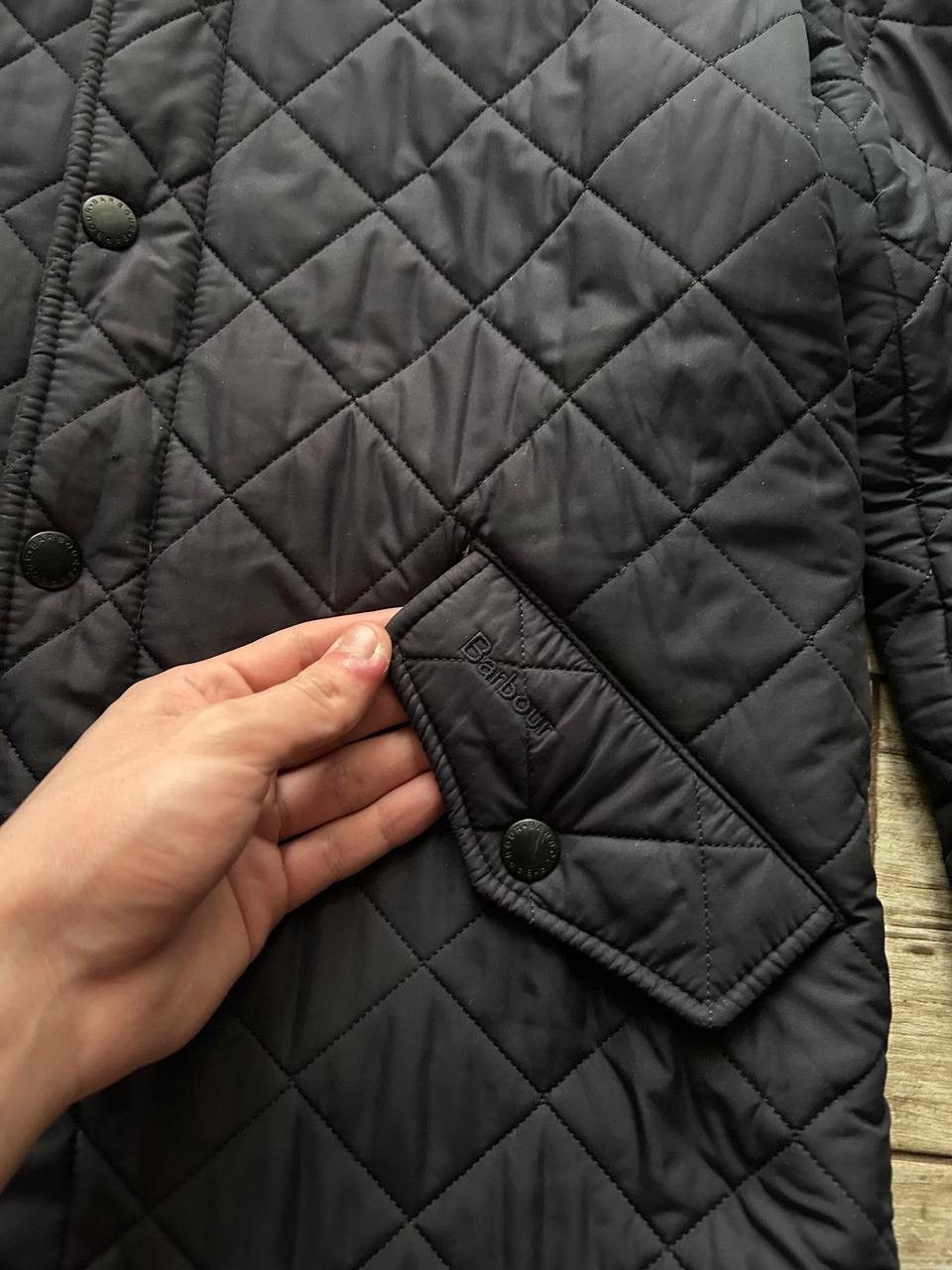 Barbour Barbour Mans Navy Blue Quilted Jacket Size US S / EU 44-46 / 1 - 2 Thumbnail