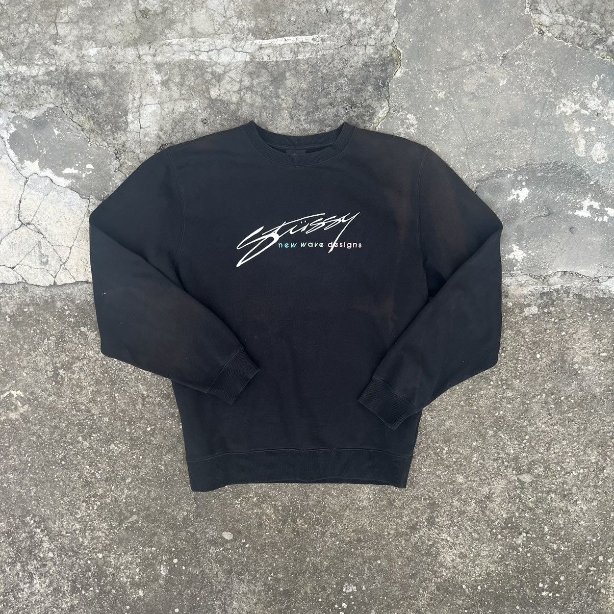 Stussy Sweatshirt Faded Vintage 90s