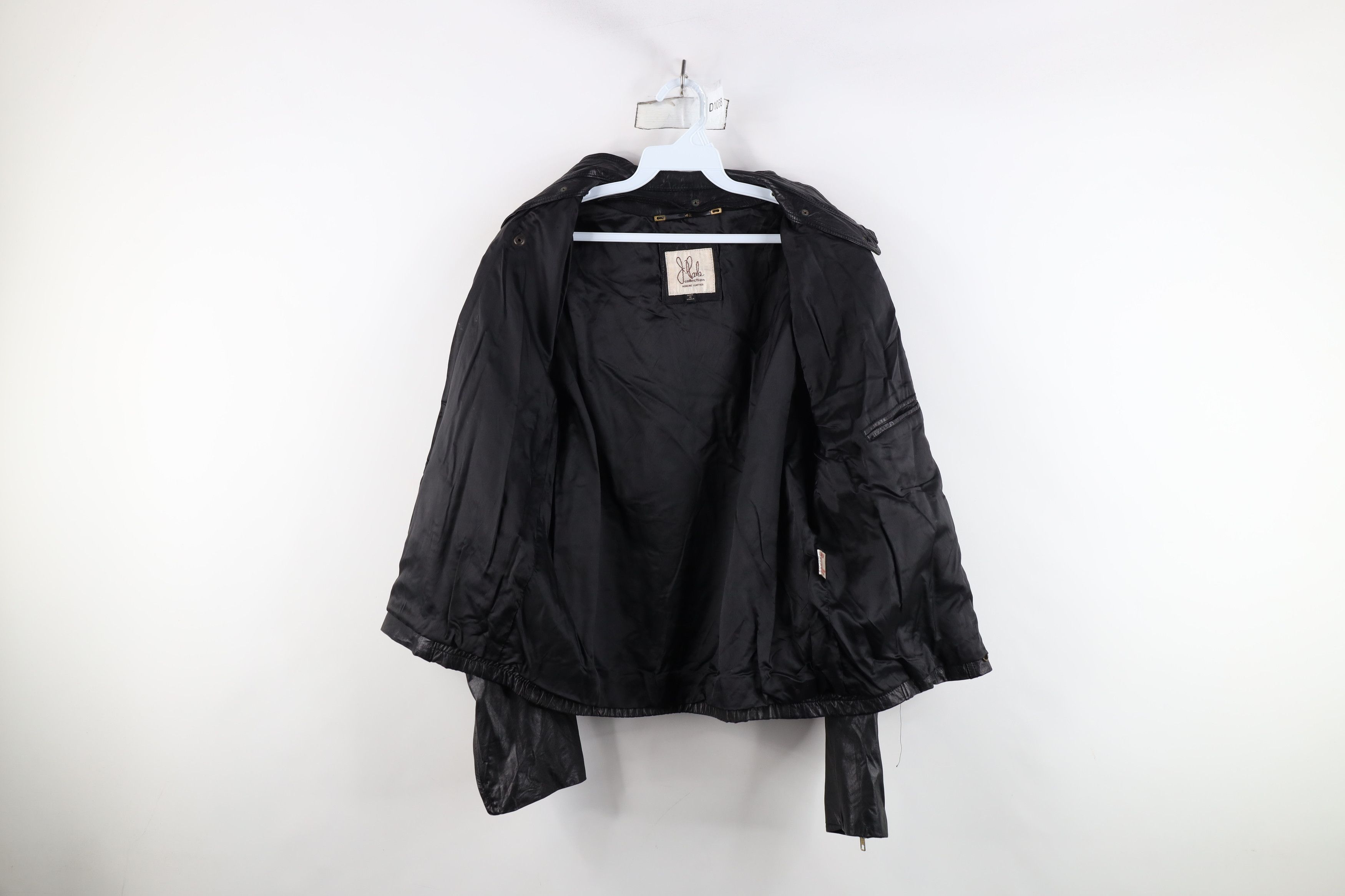 Vintage Vintage 80s 90s Streetwear Cafe Racer Bomber Jacket Black Size M / US 6-8 / IT 42-44 - 9 Thumbnail