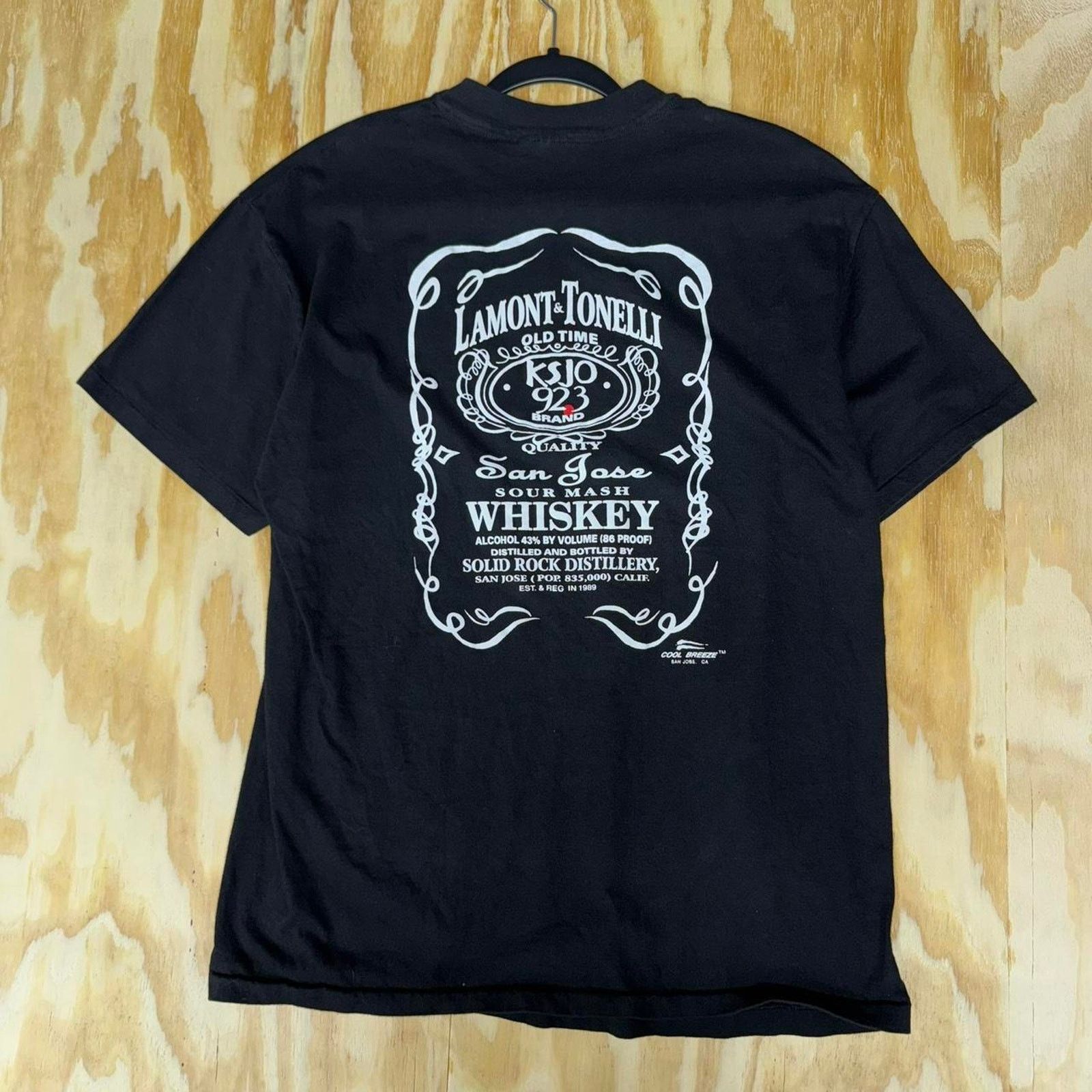 Hanes Vintage y2k ksjo 923 radio station jack daniels 90s t-shirt Size US L / EU 52-54 / 3 - 1 Thumbnail