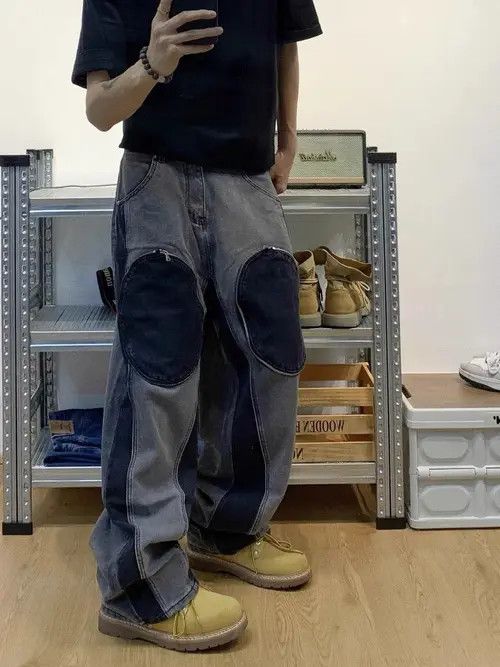 Vintage Retro punk denim pants Size US 32 / EU 48 - 1 Thumbnail