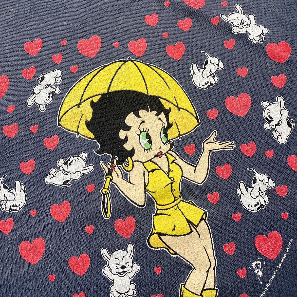 Cartoon Network × Hanes Rare Grail 1993 Betty Boop Mirrored Crewneck Size US L / EU 52-54 / 3 - 4 Thumbnail