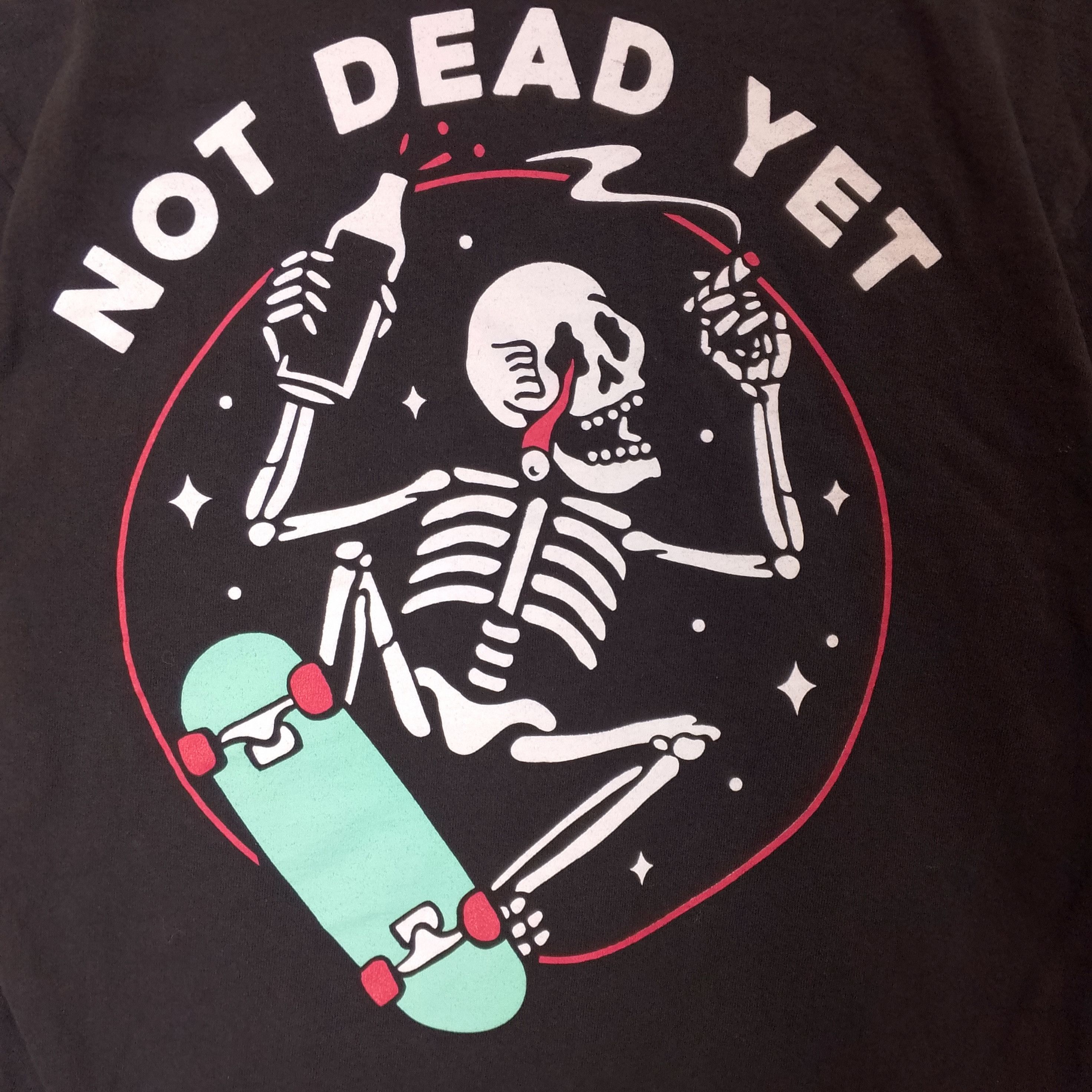 If Six Was Nine Spencers Skull Surf Not Dead Yet Skateboard Tee Size US M / EU 48-50 / 2 - 4 Thumbnail
