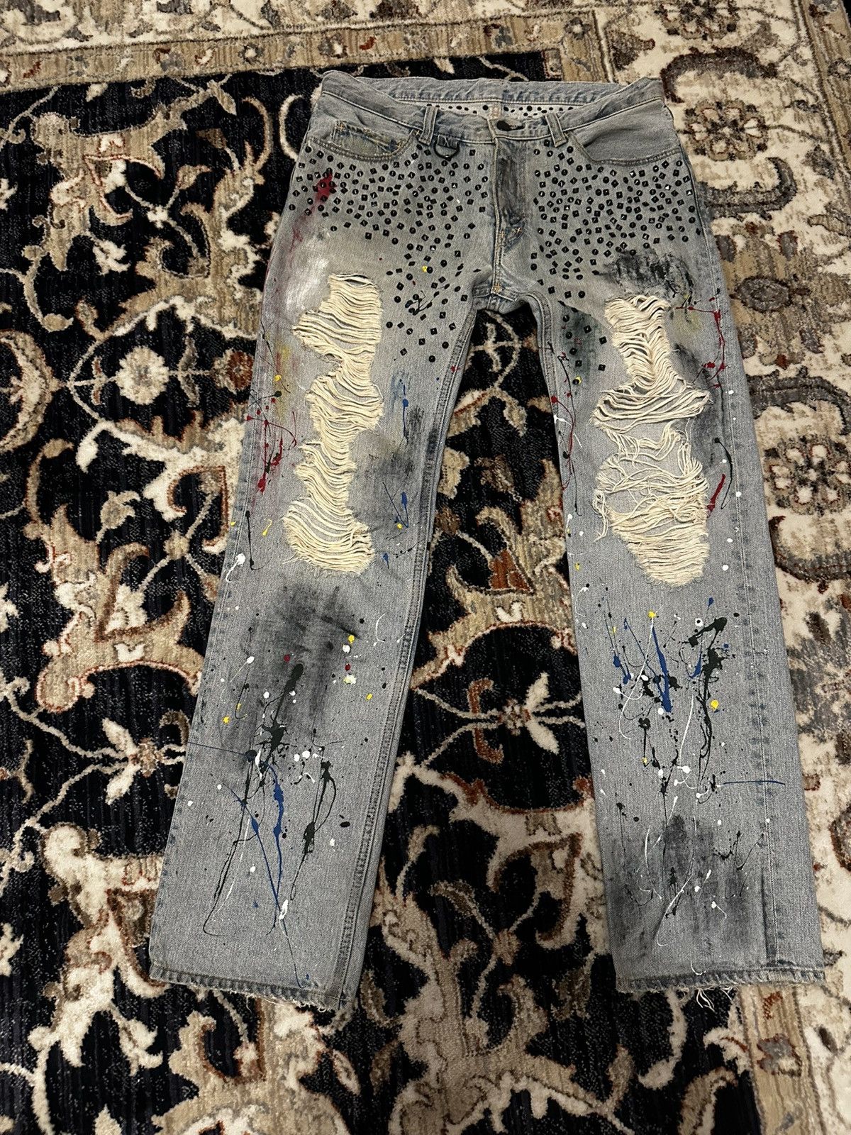 Number (N)ine Studded painter denim Size US 33 - 1 Thumbnail