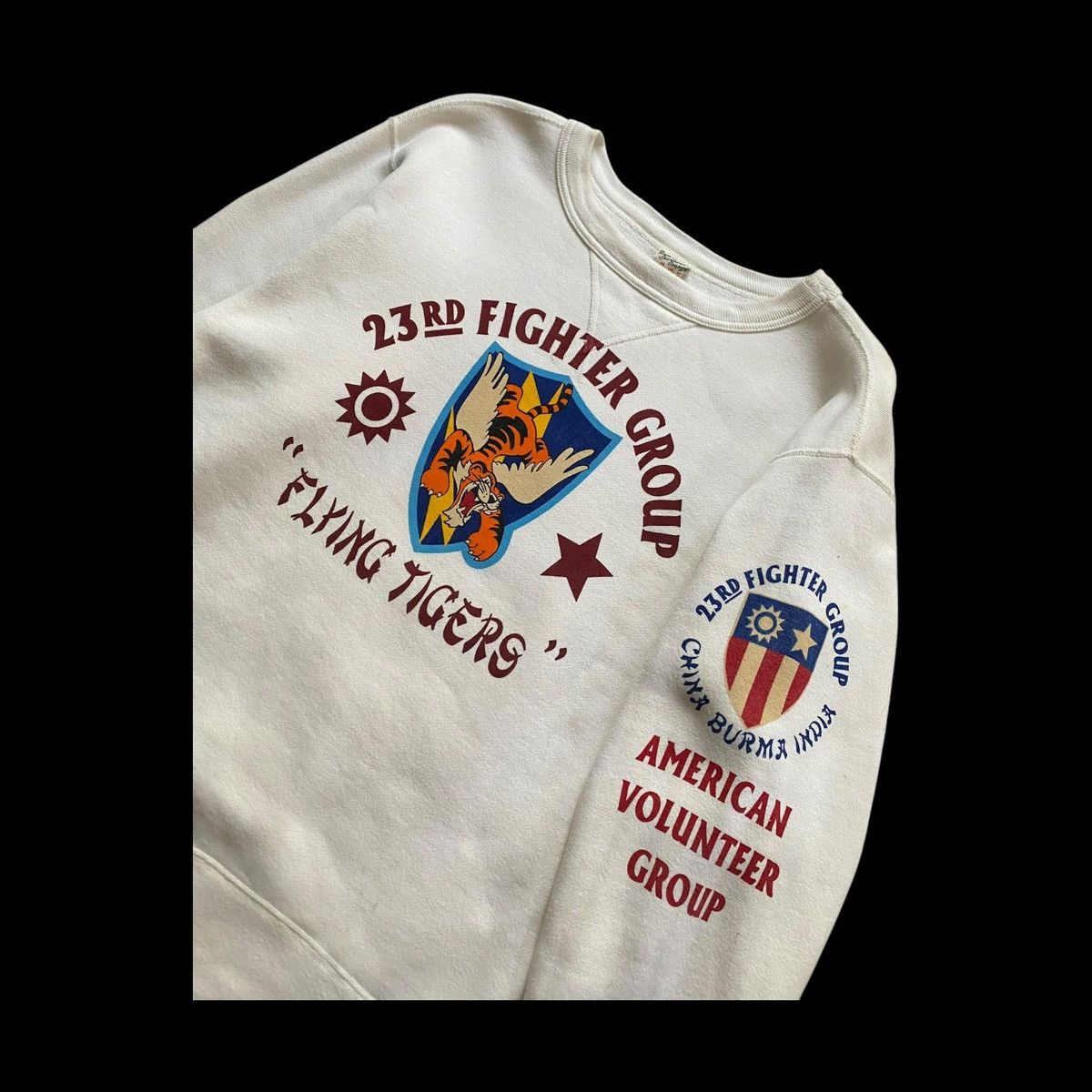 Buzz Rickson's × Japanese Brand × Toyo Enterprises Buzz Rickson's Sweatshirt Toyo Enterprise Flying Tigers USAF Size US M / EU 48-50 / 2 - 4 Thumbnail