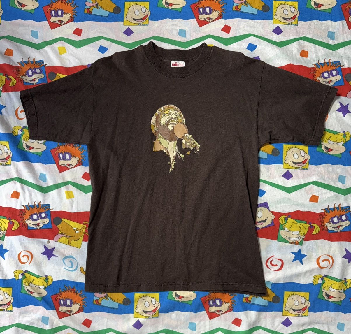 Other Vintage 90's Marvin Gaye Red Five What's Goin On T-Shirt Size US L / EU 52-54 / 3 - 1 Thumbnail