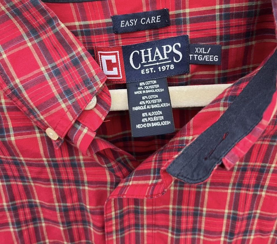 Chaps Y2K Chaps and Dover Lot Of 2 Plaid Button-Down Shirt XXL Size US XXL / EU 58 / 5 - 6 Thumbnail