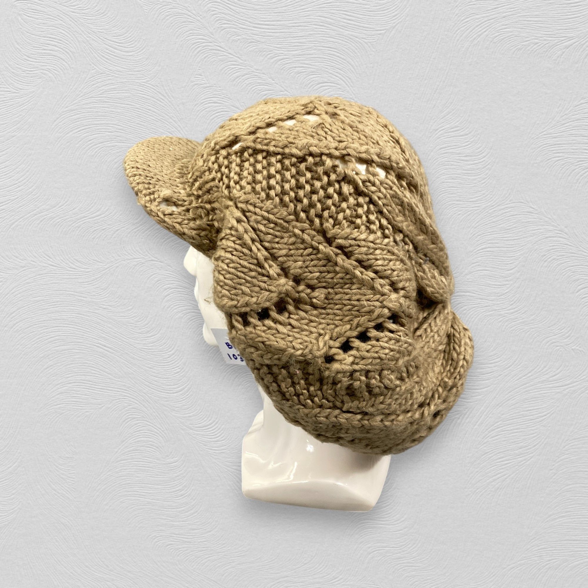 Japanese Brand Knitted Slouchy Beanie Hats With Brim -BN1031 Size ONE SIZE - 2 Thumbnail