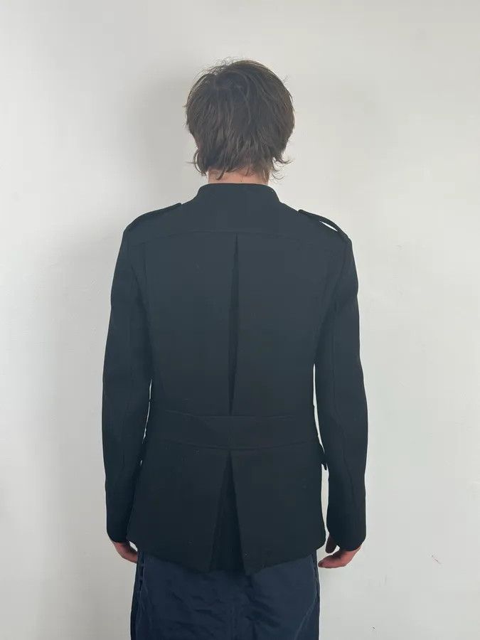Gucci FW2003 Gucci Black Asymmetrical Buttoned Officer Classy Wool Jacket Size US S / EU 44-46 / 1 - 3 Thumbnail