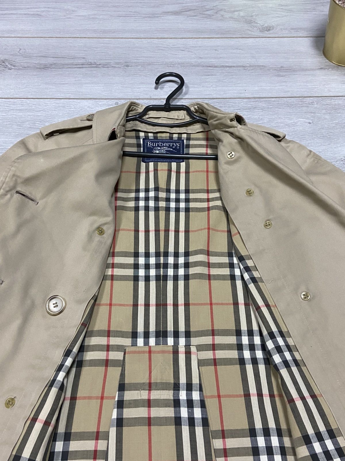 Burberry Burberry London England vintage nova check trench coat belt Size L / US 10 / IT 46 - 9 Thumbnail