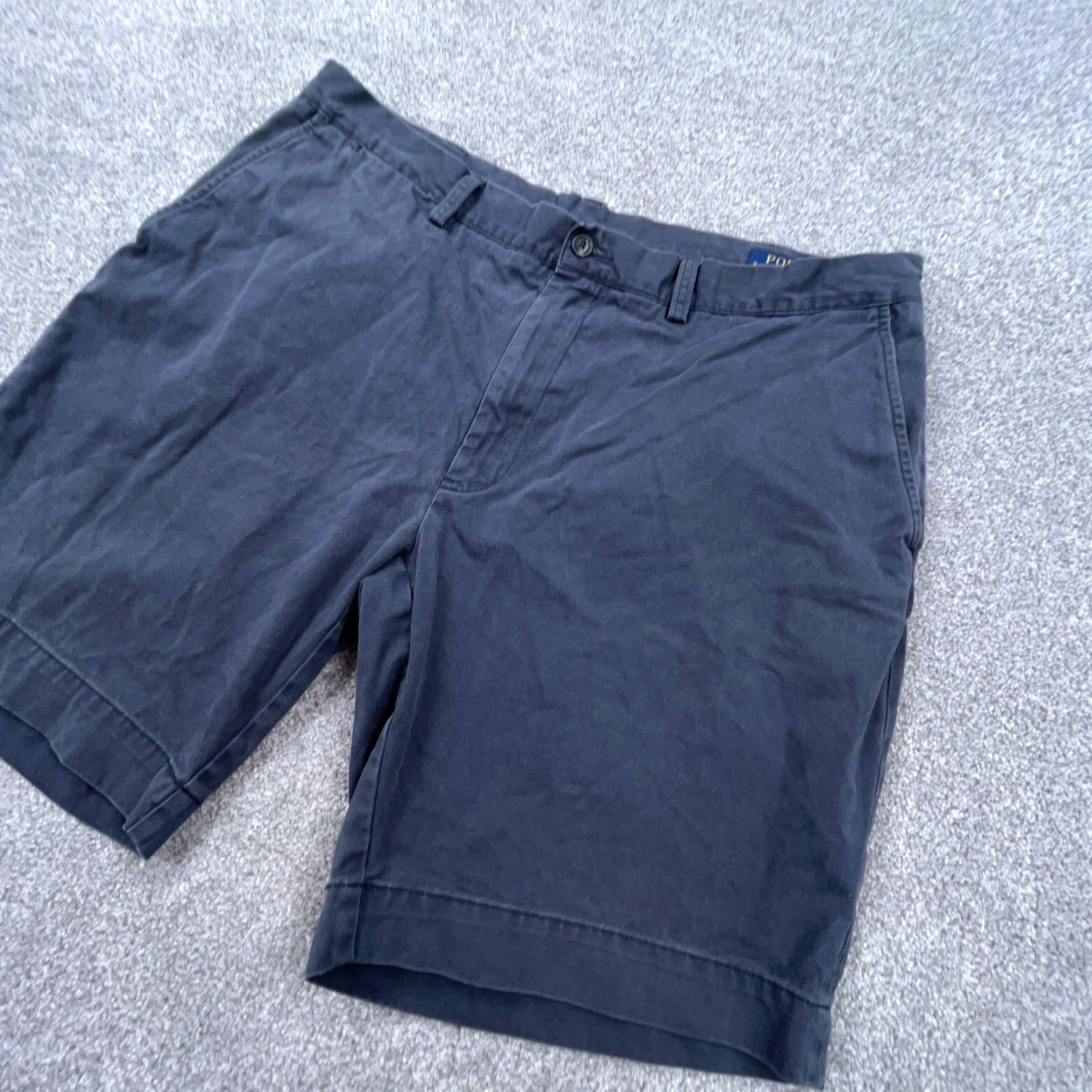 Polo Ralph Lauren Polo Ralph Lauren Chino Shorts Men 38 Navy Blue Twill Golf Flat Front Casual Size US M / EU 48-50 / 2 - 3 Thumbnail
