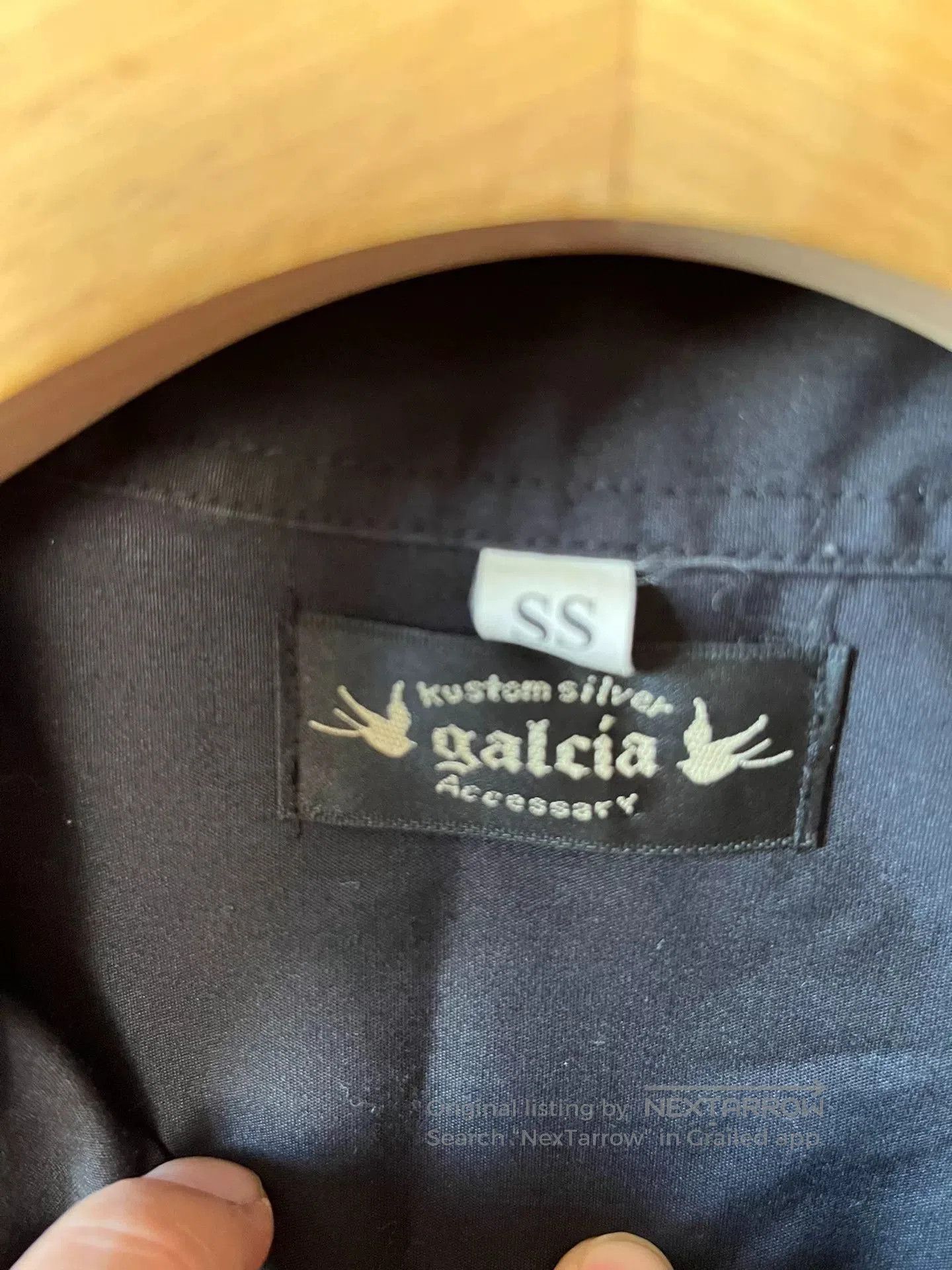 Japanese Brand Black Cotton Short Sleeve Shirt. Size US M / EU 48-50 / 2 - 3 Thumbnail