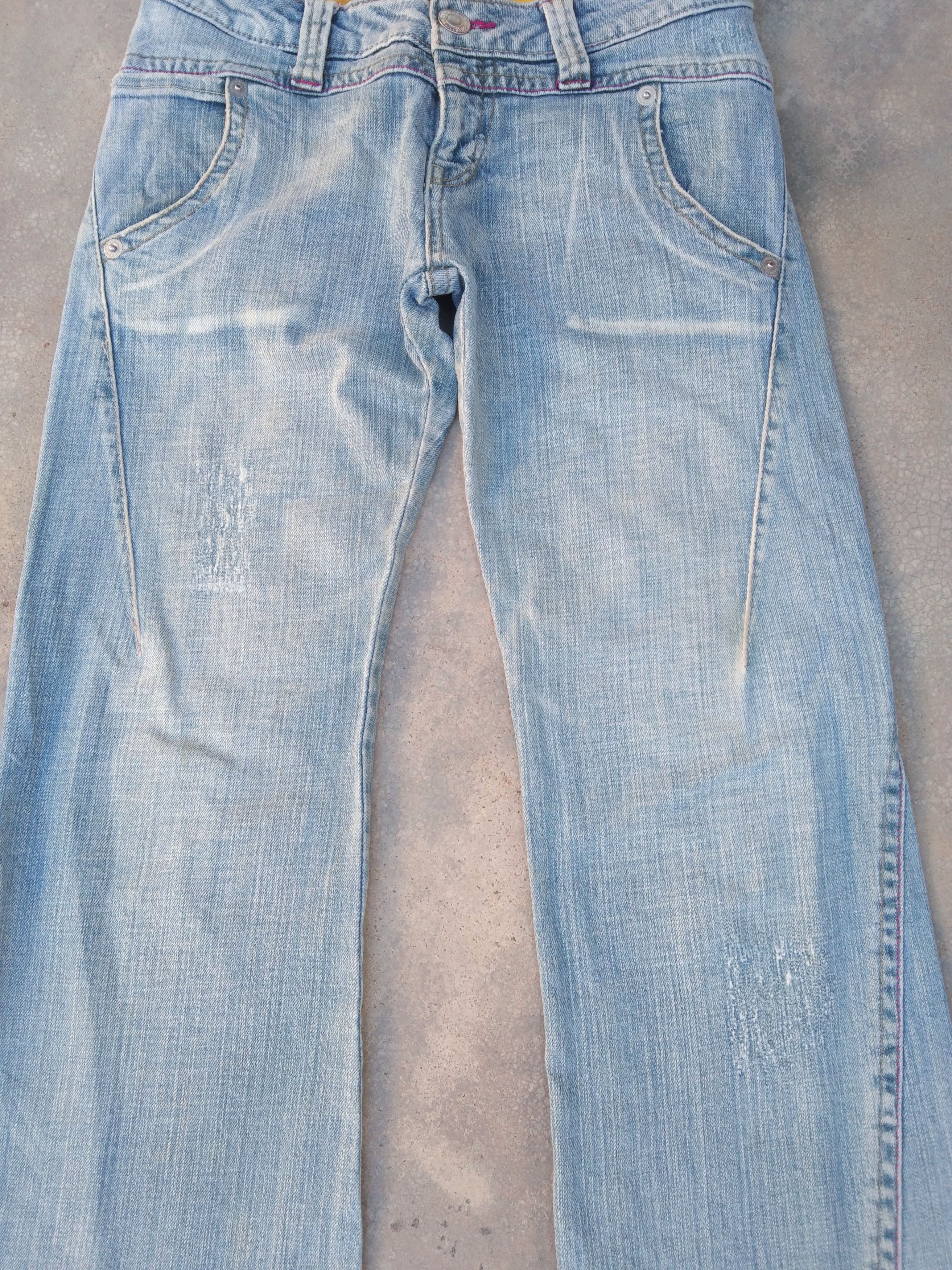 Japanese Brand 90s Vintage Flared Jeans 28x30 Size US 28 / EU 44 - 3 Thumbnail
