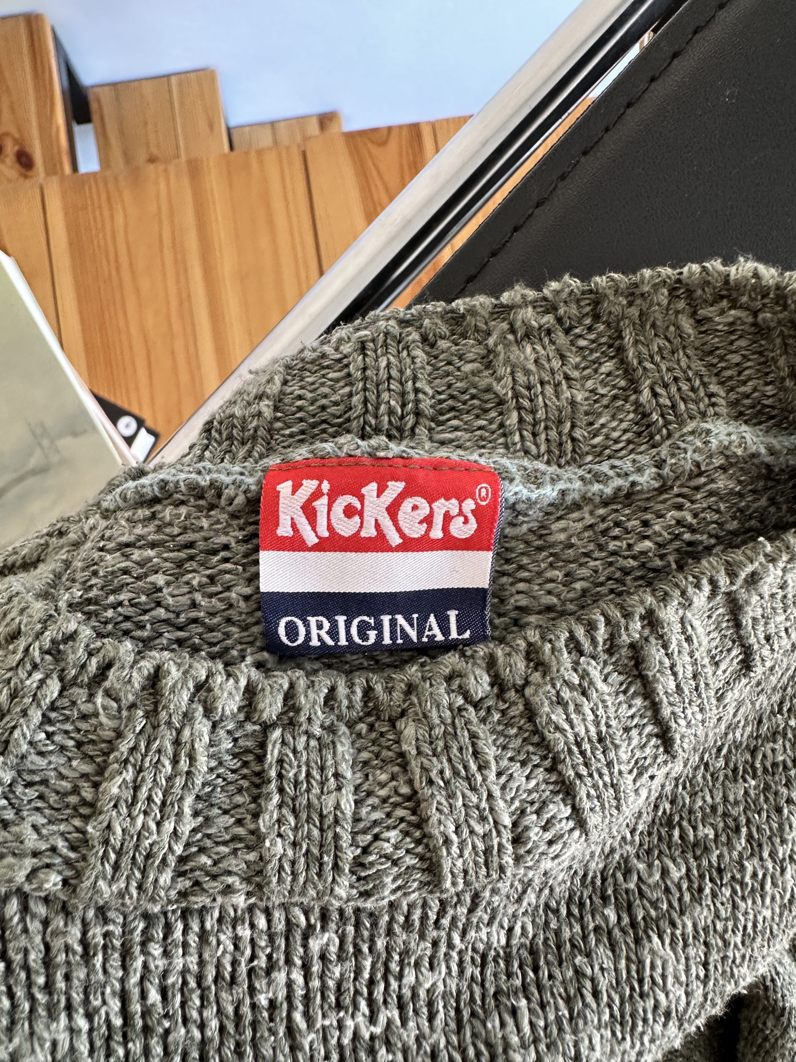 Kickers Kickers Vintage Knitted Sweater Men's M Size US L / EU 52-54 / 3 - 5 Thumbnail