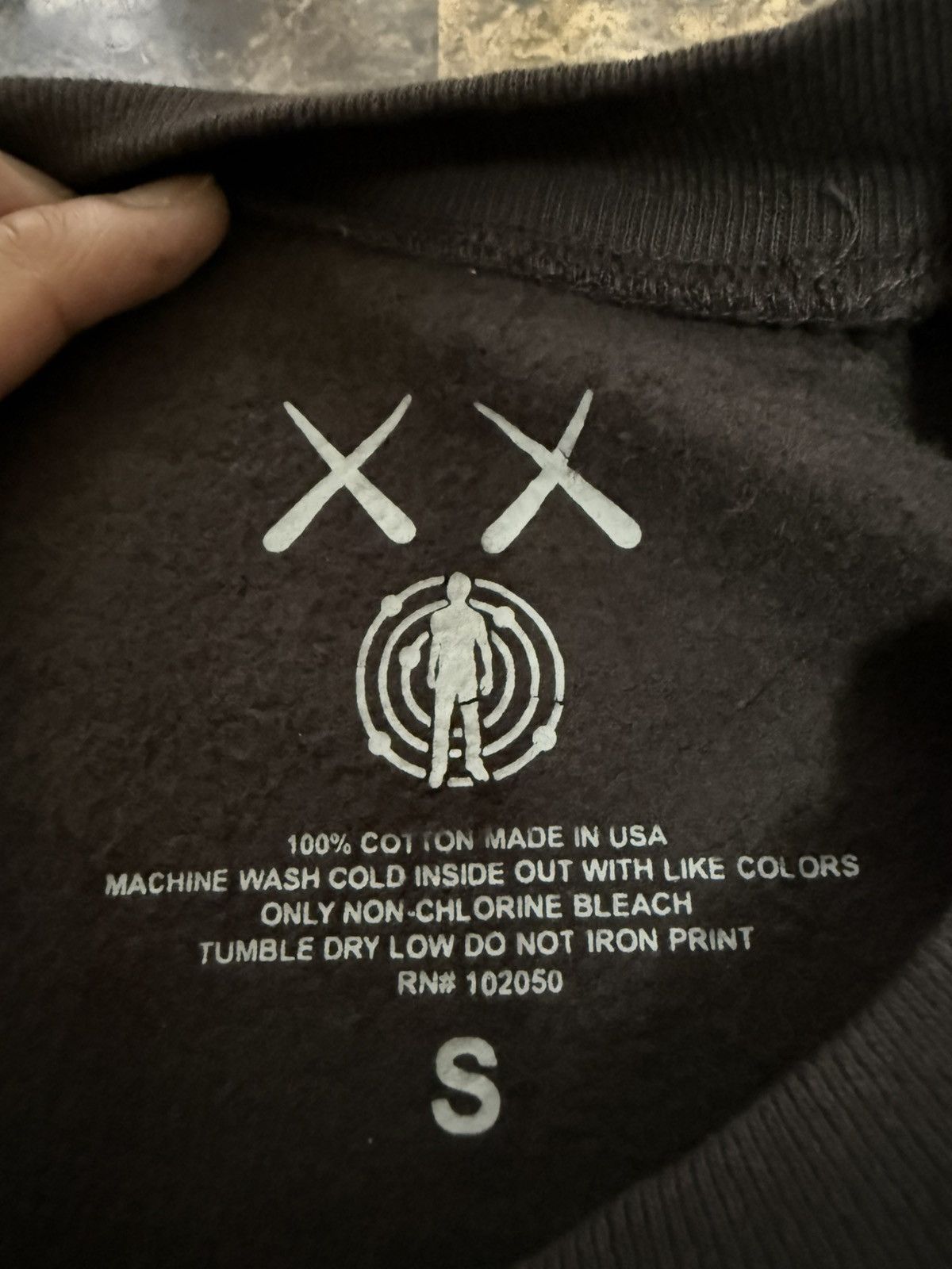 Kaws × Kid Cudi Sz Small-KAWS x Kid Cudi Moon Black Crewneck Size US S / EU 44-46 / 1 - 8 Thumbnail