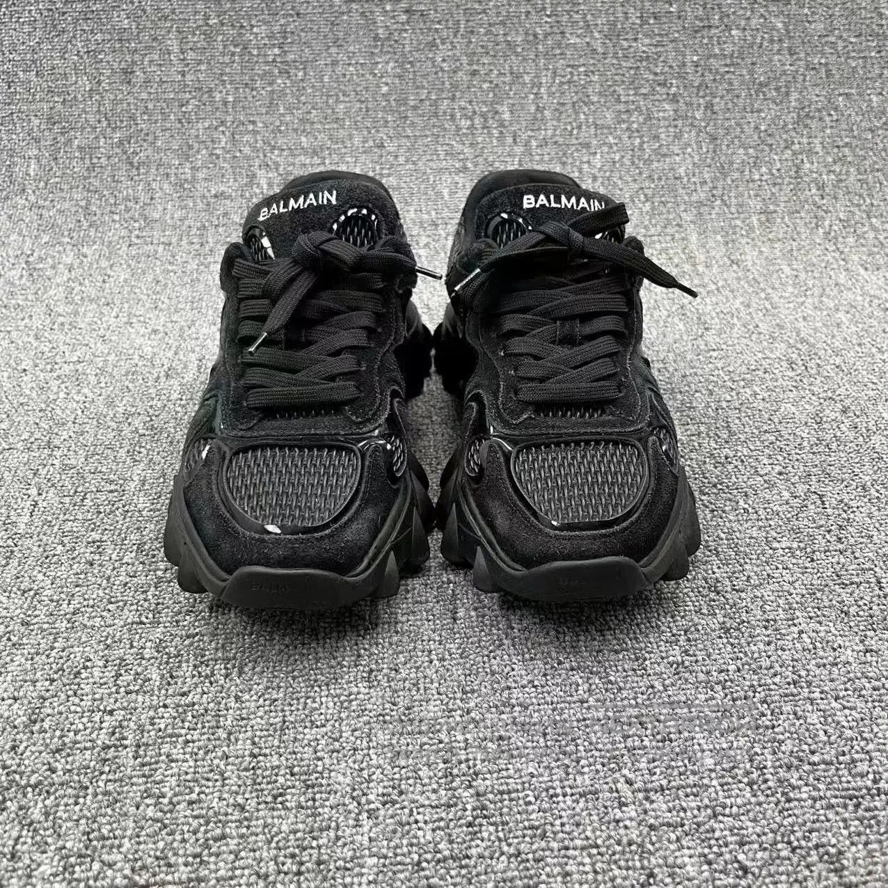 Balmain Balmain B-East 2023 Black Dad Sneakers. Size US 6 / EU 39 - 2 Thumbnail