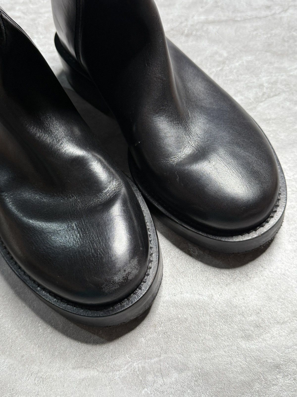 Ann Demeulemeester Ann Demeulemeester Belted Riding Boots 100% Authentic Size US 7 / IT 37 - 10 Thumbnail