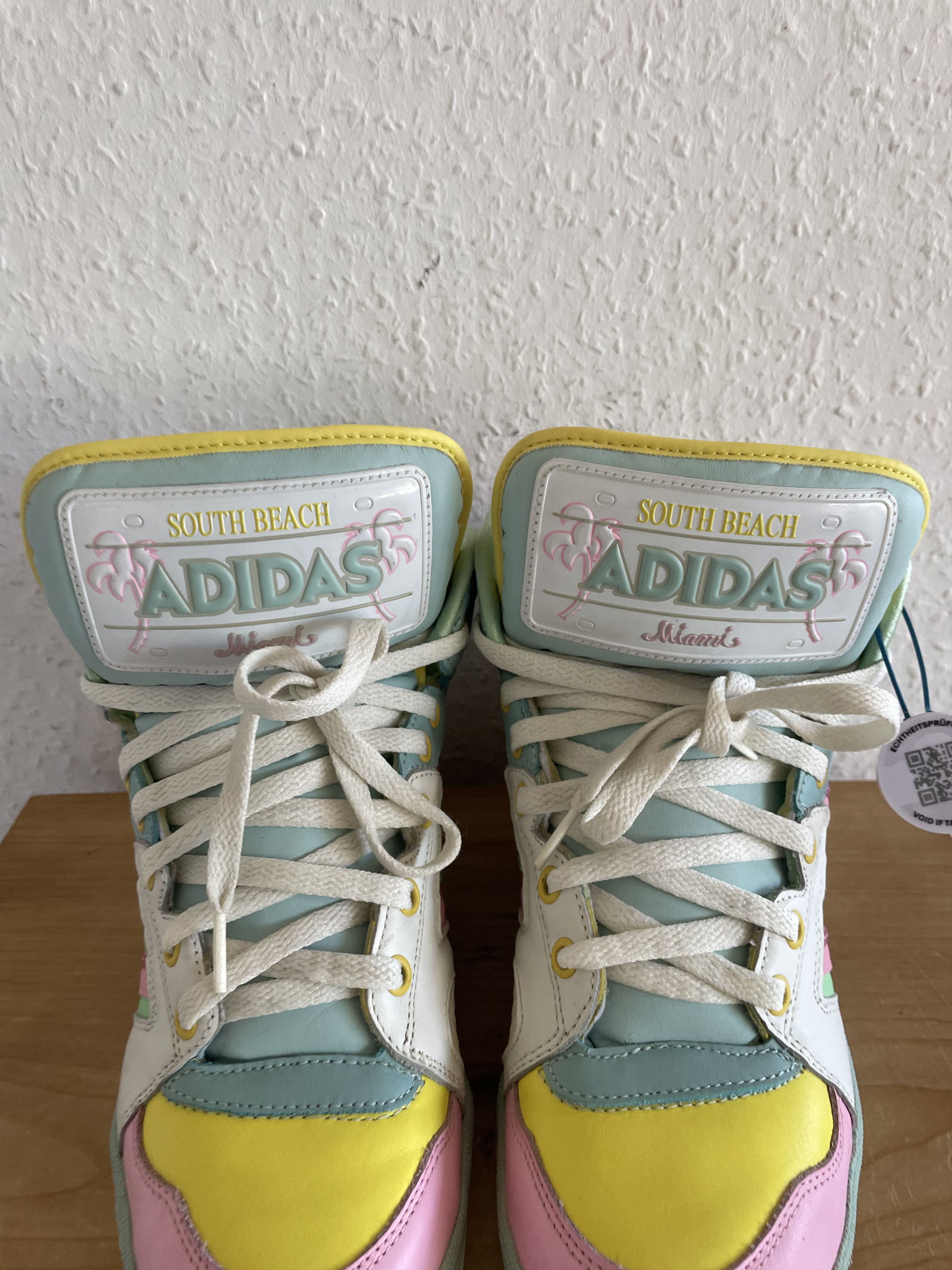 Adidas × Jeremy Scott JS License Plate Miami Sneakers Size US 8 / EU 41 - 6 Thumbnail