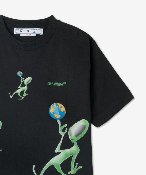 Off-White o1in1s1024 Q:1 / Alien Arrow Over S/S T -Shirt in Black Size US XL / EU 56 / 4 - 3 Thumbnail