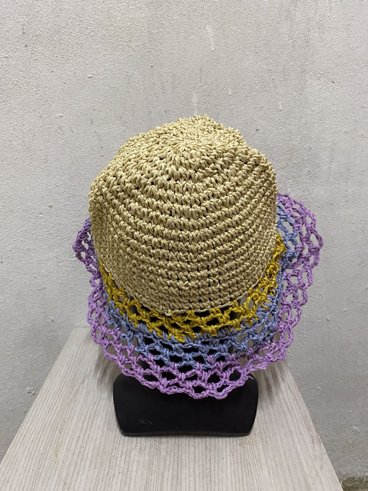 Japanese Brand Japanese Brand Knit Bucket Hat Size ONE SIZE - 4 Thumbnail