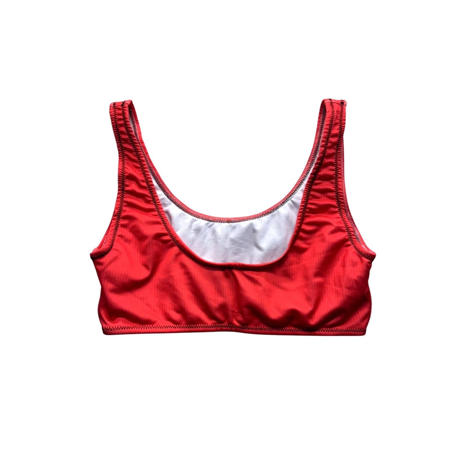 Vintage Coors Light Sports Bra Red L Womens Polyester Spandex Comfortable Activewear Size ONE SIZE - 2 Thumbnail
