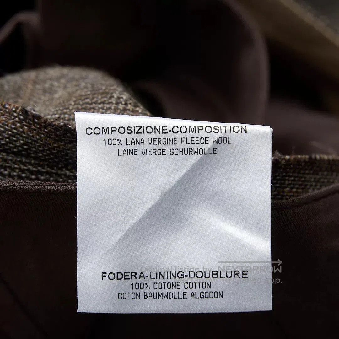 Saint Laurent Paris Saint Laurent Brown Checkered Drawstring Pants. Size US 28 / EU 44 - 7 Thumbnail