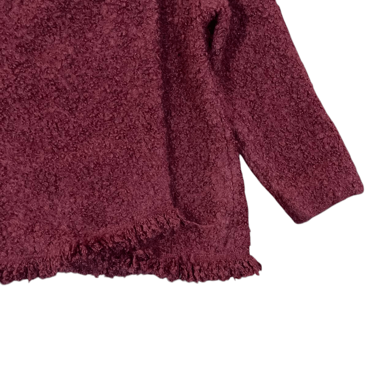 Armani Collezioni Armani Collezioni Wrap Fringe Cardigan Sweater Size XS / US 0-2 / IT 36-38 - 4 Thumbnail