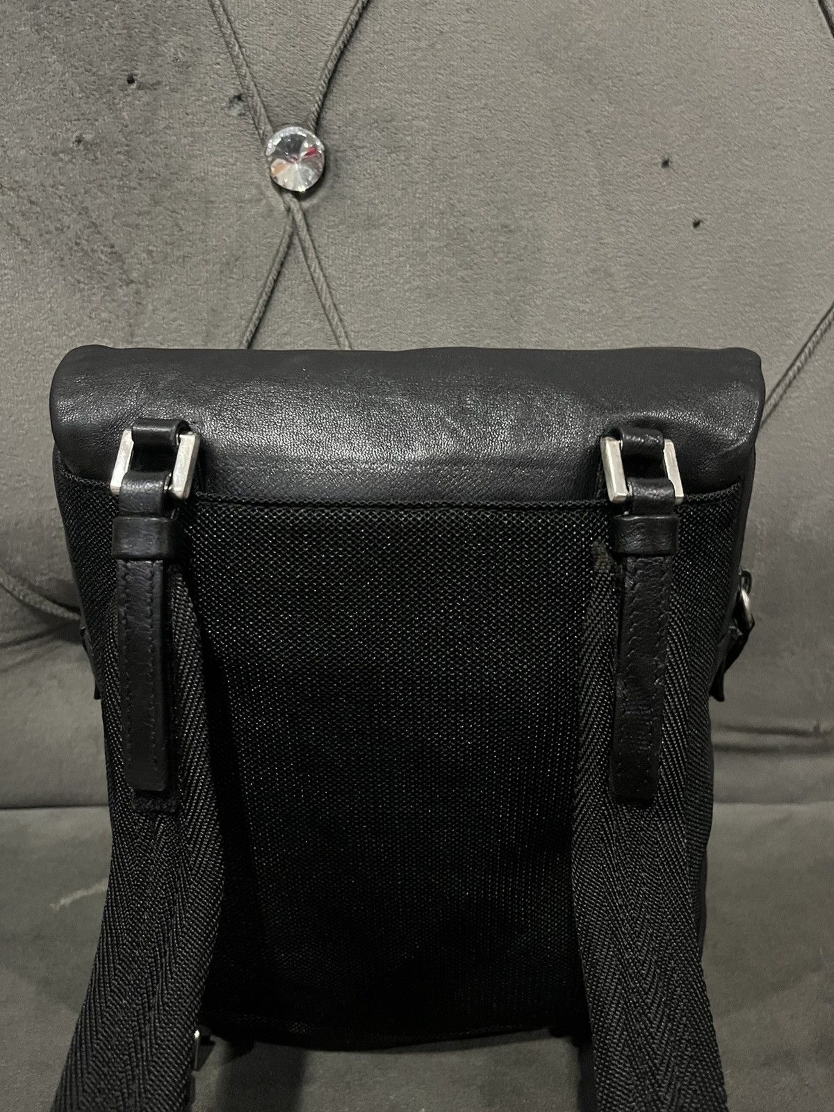 Leather × Prada Authentic PRADA Leather Backpack Size ONE SIZE - 11 Thumbnail