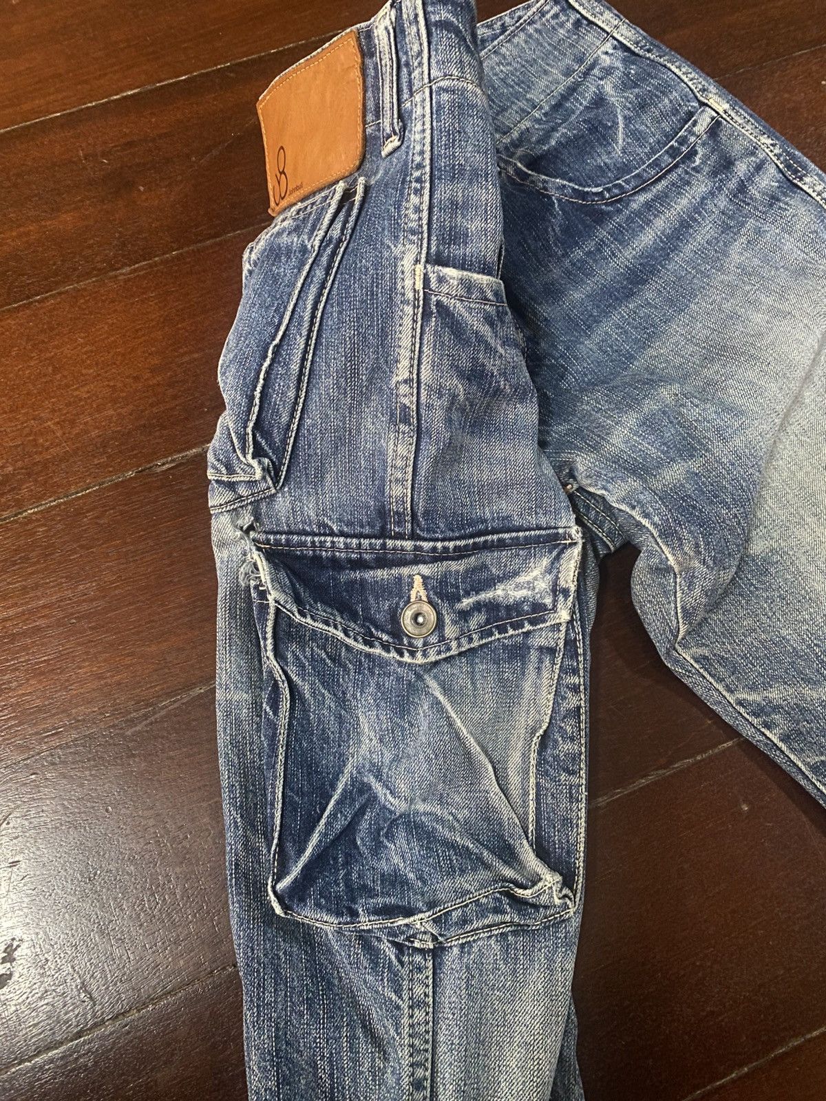 Johnbull Rare John Bull Kojima Tactical Cargo Multipocket Denim Pants Size US 32 / EU 48 - 7 Thumbnail