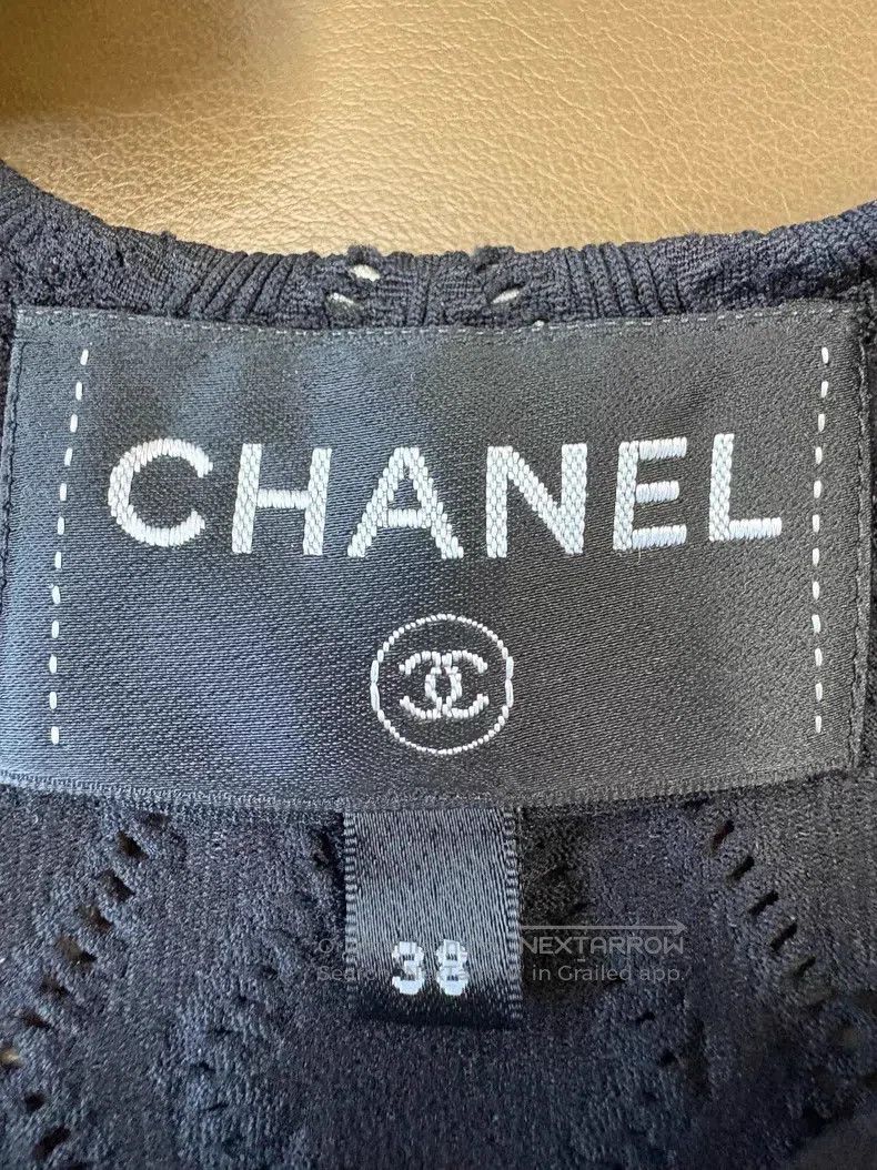 Chanel Chanel 22m black diamond ruffle sleeveless dress Size XS / US 0-2 / IT 36-38 - 6 Thumbnail