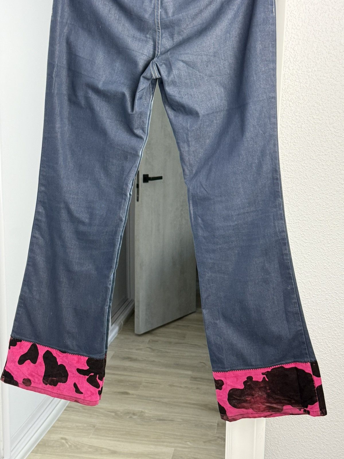 Gianfranco Ferre Archive Gianfranco Ferre Pants 1979 Flared Camo Leo Print Size 32" / US 10 / IT 46 - 13 Thumbnail