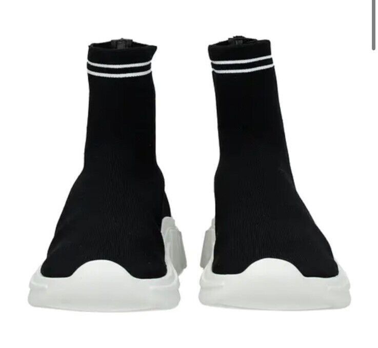 Miu Miu o1la1rc1a0724 Sock Sneaker in Black Size US 9 / IT 39 - 2 Thumbnail