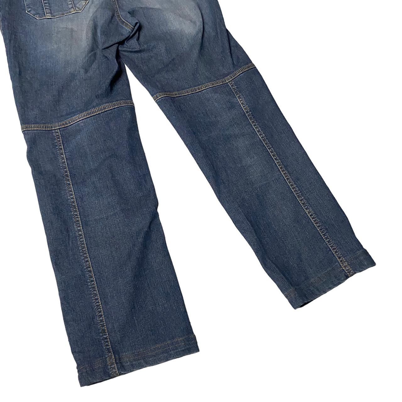 If Six Was Nine K2 Japanese Flared Embroided Straight Cut Jeans Size US 32 / EU 48 - 7 Thumbnail